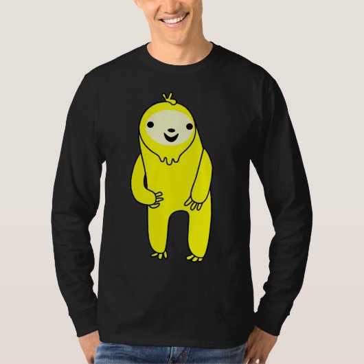 Uitzonderlijk gele sleuf t-shirt (Voorkant)