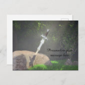 Uitzonderlijk Sword Fantasy Persoonlijk Briefkaart (Voorkant / Achterkant)