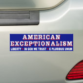 Uitzonderlijke Bumpersticker (Op auto)