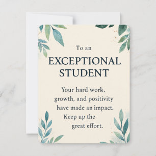 Uitzonderlijke Student – Waardering voor Inspirere