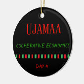 Ujamaa - Kwanzaa Dag 4 | Versiering Keramisch Ornament (Links)