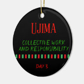 Ujima - Jour 3 de Kwanzaa| Ornement (Gauche)