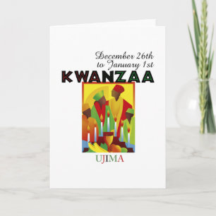 UJIMA - Verantwoordelijkheid Feestdagen Kaart
