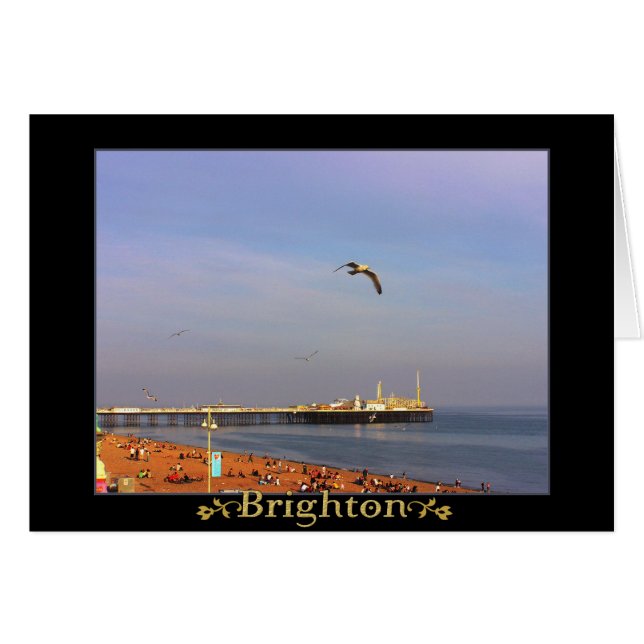(UK) Brighton Pier Card (Voorkant Horizontaal)
