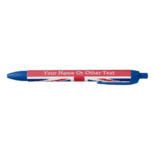 UK Britse Union Jack Persoonlijke Patriotische Vla Zwarte Inkt Pen