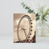 (UK) Carte postale Vintage London Eye (Debout devant)