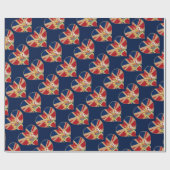 UK COA Heart Cadeaupapier (Vlak)