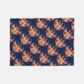 UK COA Heart Fleece Deken (Voorkant (Horizontaal))