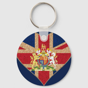 UK COA Heart Sleutelhanger