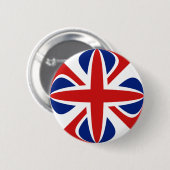 UK Fisheye Flag Button (Voorkant /achterkant)