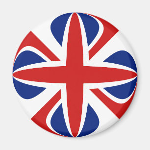 UK Fisheye Flag Magnet Magneet