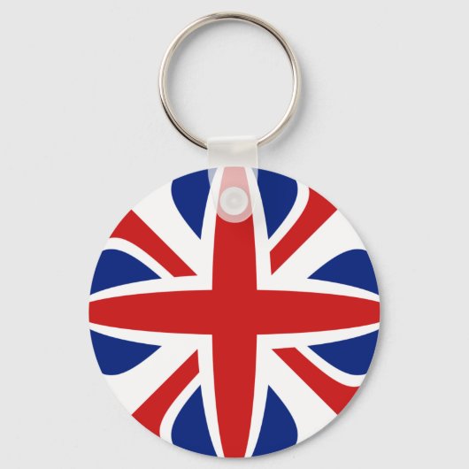 UK Fisheye Flag Sleutelhanger (Voorkant)