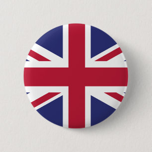 Uk Flag Ronde Button 5,7 Cm