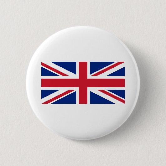 UK Flag Union Jack Ronde Button 5,7 Cm (Voorkant)