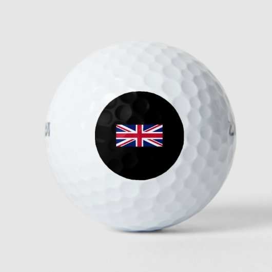 UK Flag-Verenigd Koninkrijk-Engeland-Union Jack Golfballen (Voorkant)