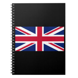 UK Flag-Verenigd Koninkrijk-Engeland-Union Jack Notitieboek