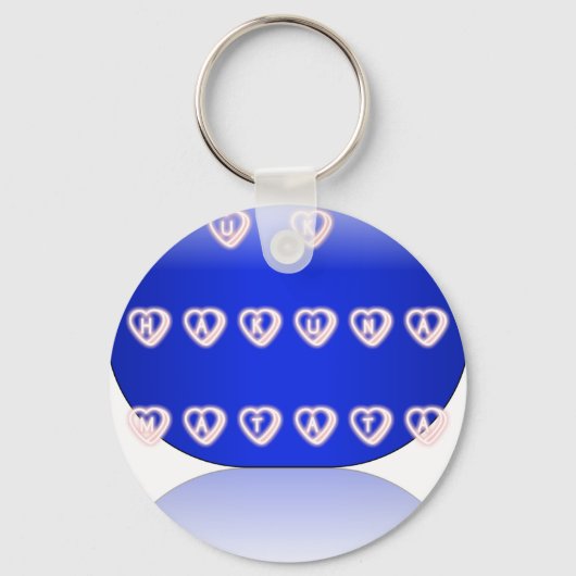 UK HAKUNA MATATA ALTIJS.png Sleutelhanger (Voorkant)