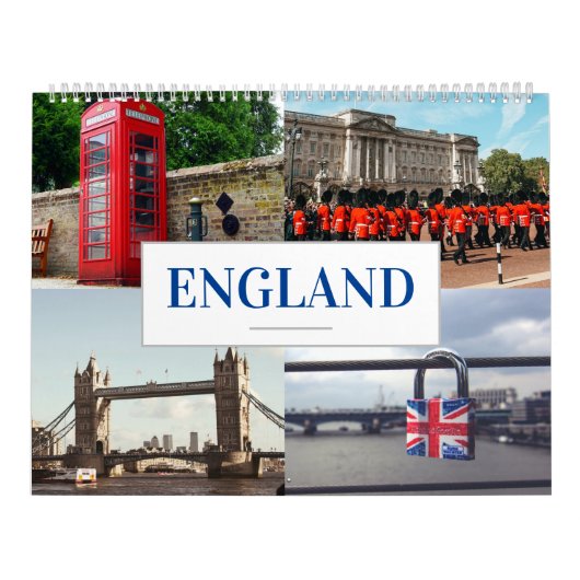 UK Kalender Engeland Kalender LandmarkKalender (Hoes)