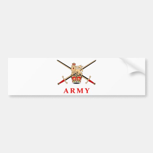 UK Leger Bumpersticker (Voorkant)