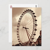(UK)  London Eye Briefkaart (Voorkant / Achterkant)