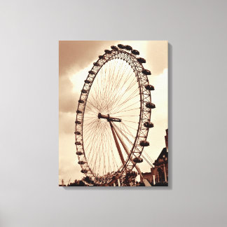 (UK) London Eye Wrapped Canvas