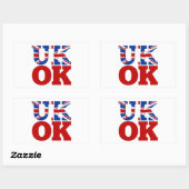 UK OK! Beter samen Rechthoekige Sticker (Vel)