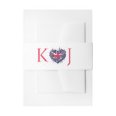 UK Paar Bruiloft Uitnodigingen Wikkel (Voorkant Voorbeeld)