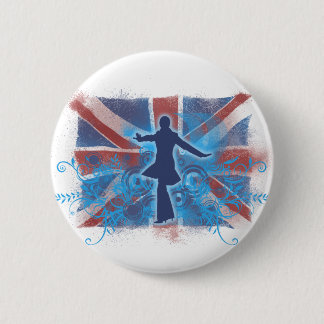 UK Punk Ronde Button 5,7 Cm