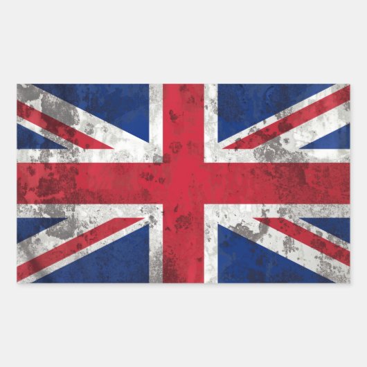 UK RECHTHOEKIGE STICKER (Voorkant)