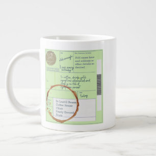 UK RX Prescription MUG - Café Funny Personnalisé