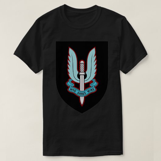 UK SAS SPECIALE LUCHTDIENST BRITSE ARMY SPECIALE F T-SHIRT (Design voorkant)