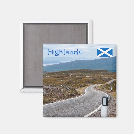 UK, Schotland - Enkelbaansweg Magneet (Voorkant / Achterkant)