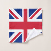 UK Union Jack British ThMED Persoonlijk Bad Handdoek (Wasdoekje)