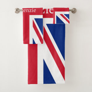 UK Union Jack Brits Thema Gepersonaliseerd Bad Handdoek
