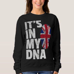UK Union Jack Engelse vlag Het zit in mijn DNA Ker Trui