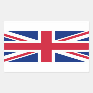 UK United Kingdom Union Jack Flag Rechthoekige Sticker