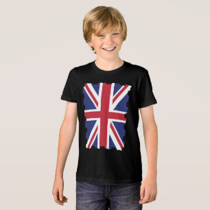 UK Verenigd Koninkrijk Engeland Engels Vlag Tri-Blend Shirt