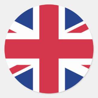 UK Verenigd Koninkrijk Royal Union Jack Flag Ronde Sticker