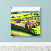 UK Village Canvas (Insitu (Houten vloer))