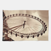 (UK) Vintage London Eye Theedoek (Horizontaal)