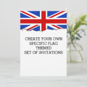 UK Vlag Kaart (Staand voorkant)