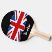 UK Vlag Tafeltennisbatje (Zijkant)