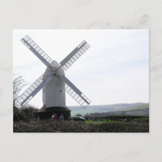 (UK) White Windmill Briefkaart (Voorkant)
