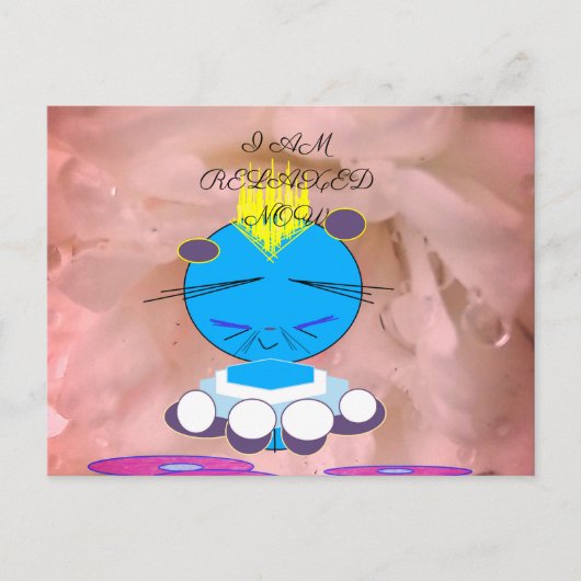 UKAT IK BEN NU ONTSPANNEN BRIEFKAART (Voorkant)