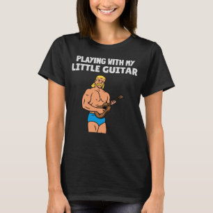 Uke ik ben je vader kleine gitaar vrede liefde UK T-shirt