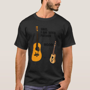 Uke Ik Ben Uw Vader Gitaar Muziek Gitarist Ukulel T-shirt