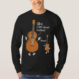 Uke Ik Ben Uw Vader Ukulele Gitaar Instrument UK T-shirt