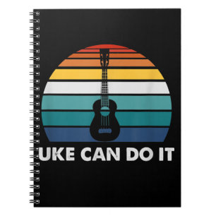 Uke kan het schitterend doen : Ukulele Player Guit Notitieboek