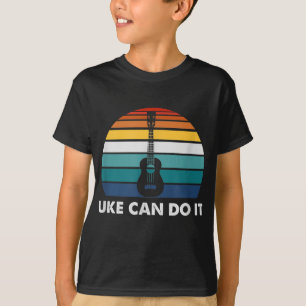 Uke kan het schitterend doen : Ukulele Player Guit T-shirt