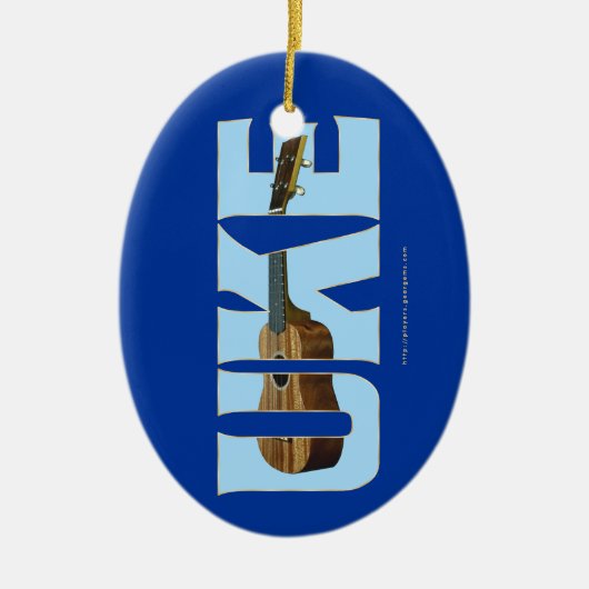 UKE KERAMISCH ORNAMENT (Voorkant)
